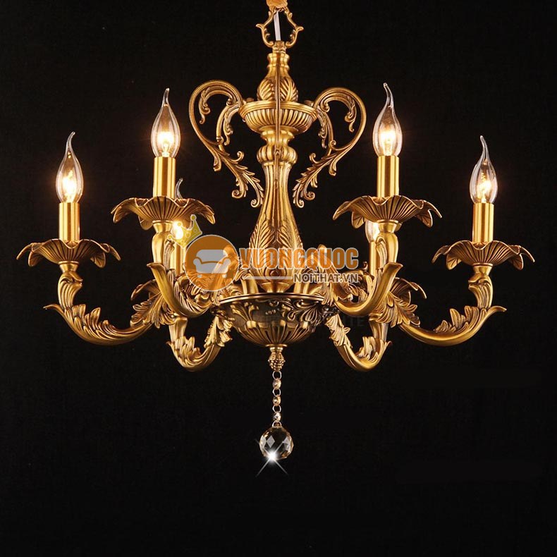 Đèn chùm đồng cổ điển phong cách Ý ATL8501-7